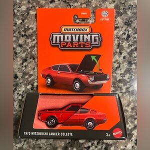 2025 Matchbox Moving Parts 1975 MITSUBISHI LANCER CELESTE Red